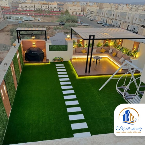 ديكور جلسات خارجية للحدائق بجده