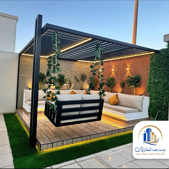 ديكورات جلسات خارجية جده