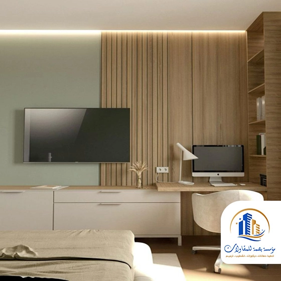 تصميم ديكور شاشه بجده