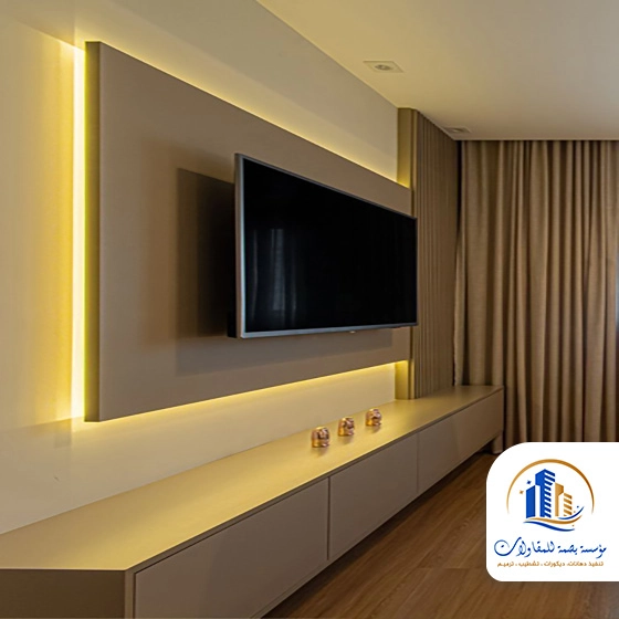 ديكورات حوائط شاشات بجدة