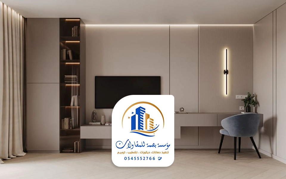 ديكور شاشات تلفزيون جدة